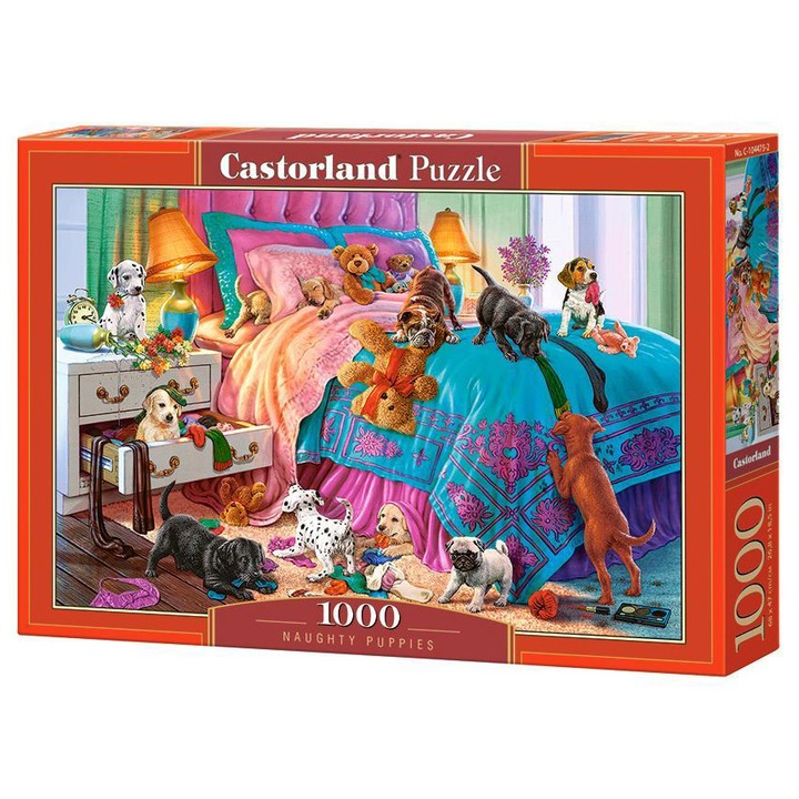 Castorland puzzle, Nazdravani kölykök, 1000 darab