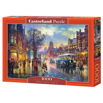 Puzzle Castorland, Abbey Road 1930, 1000 piese Puzzle Castorland, Abbey Road 1930, 1000 piese