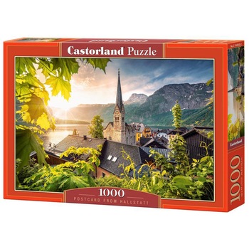 Puzzle Castorland, Felicitare din Hallstatt, 1000 piese