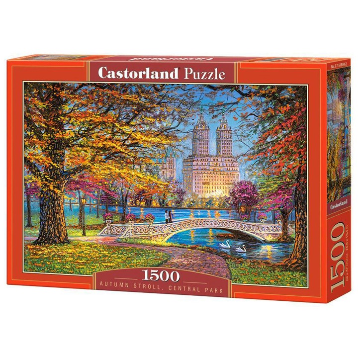 Пъзел Castorland, Есен в Central Park, 1500 части