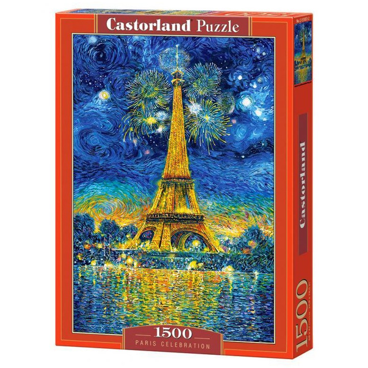 Puzzle Castorland, Sarbatoare la Paris, 1500 piese