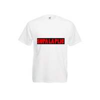 Tricou barbatesc personalizat Fruit of the loom, alb, Supa la plic S