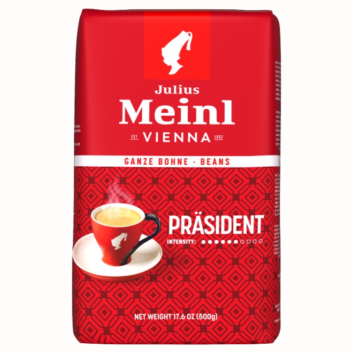 Кафе на зърна Julius Meinl Prasident, 500 гр