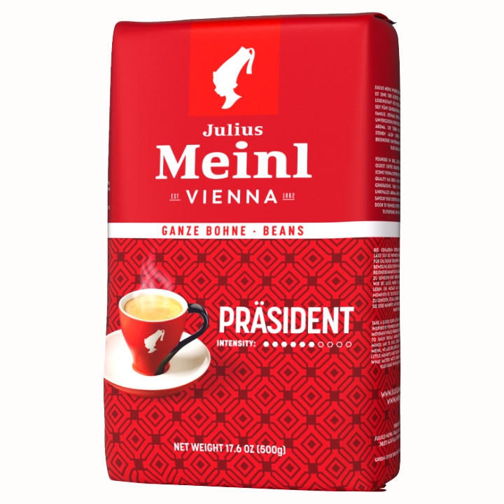 邦楽 president Cafea boabe, Julius Meinl Prasident, 500 g - eMAG.ro