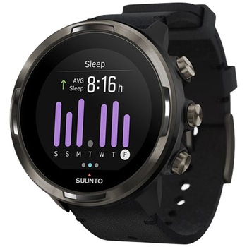 Ceas sport Suunto 9G1 Baro, Titanium Leather Ceas sport Suunto 9G1 Baro, Titanium Leather