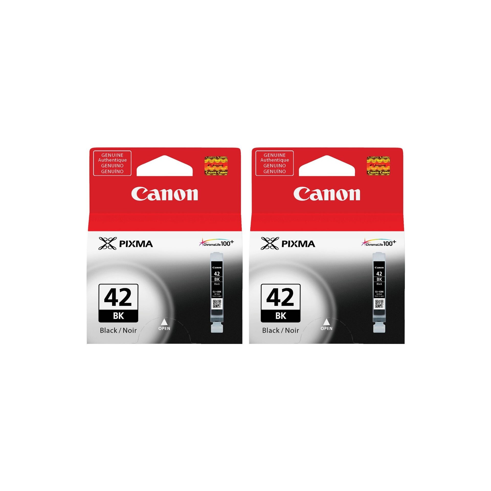 Pachet cartuse cerneala CLI-42BK negru x2 Canon original