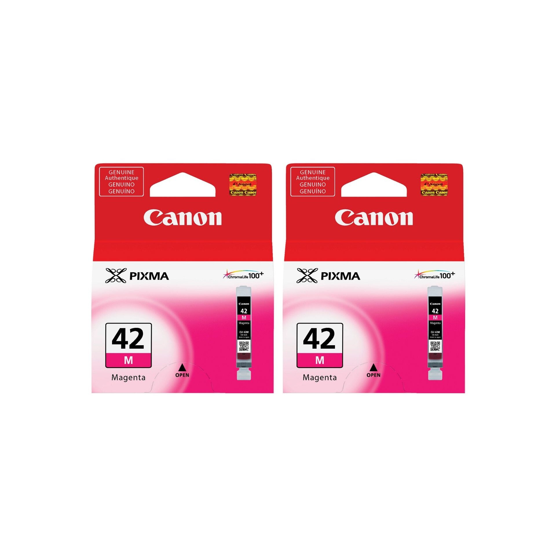 Pachet cartuse cerneala CLI-42M magenta x2 Canon original
