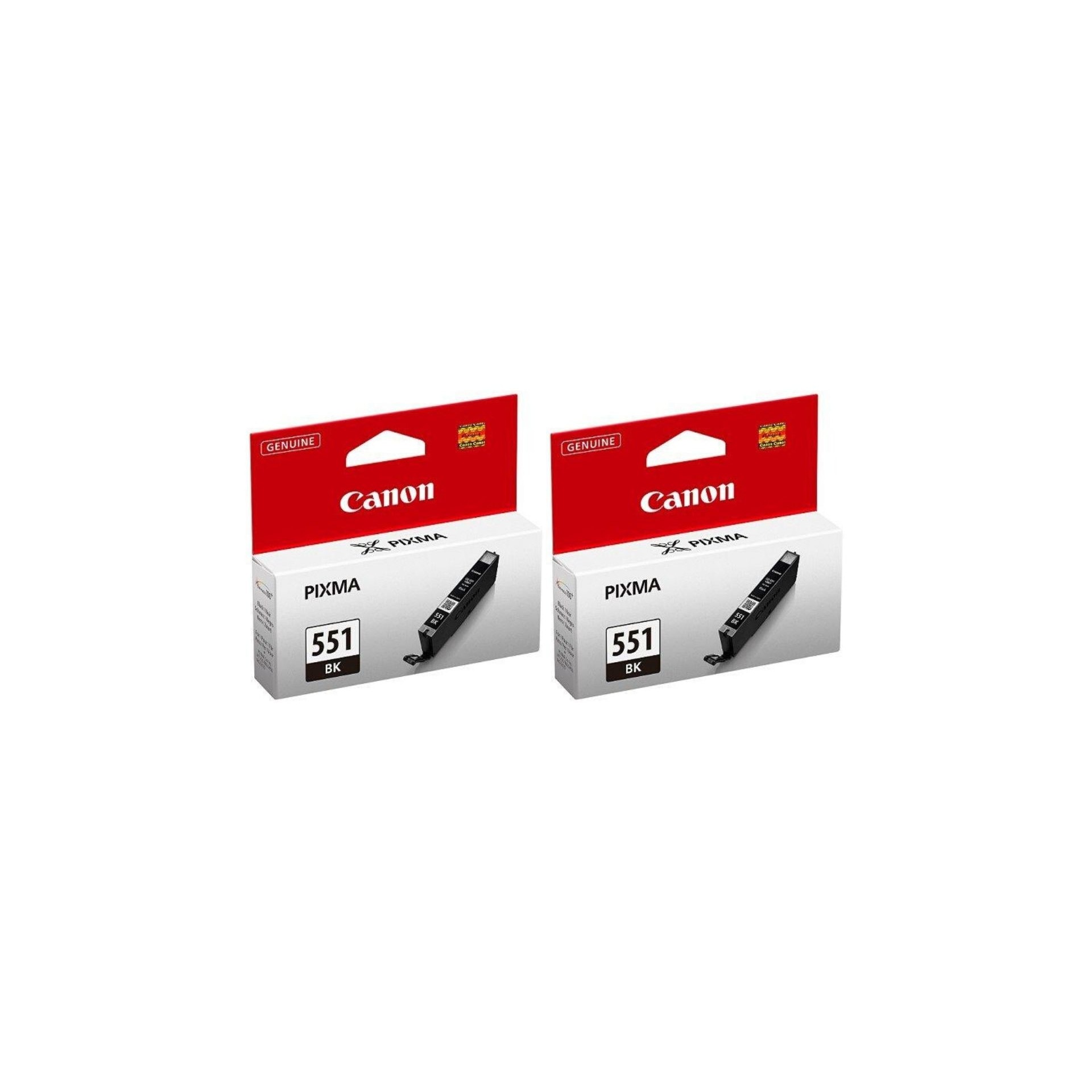 Pachet cartuse cerneala CLI-551BK negru x2 Canon original 3590 pagini