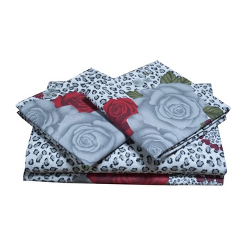 Lenjerie pat, model Ruby, 180x200 cm, cearceaf pat 210x230 cm, fete perna 50x70 cm, doua persone Lenjerie pat, model Ruby, 180x200 cm, cearceaf pat 210x230 cm, fete perna 50x70 cm, doua persone