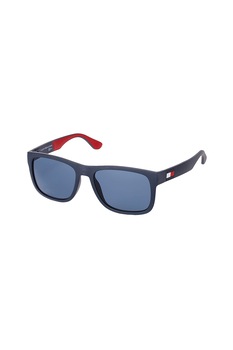 Tommy Hilfiger, Ochelari de soare dreptunghiulari, Albastru inchis, 56-18-140 Standard Tommy Hilfiger, Ochelari de soare dreptunghiulari, Albastru inchis, 56-18-140 Standard