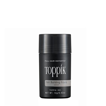 Fibre pentru par rar TOPPIK, Carunt mediu (gri), 12g Fibre pentru par rar TOPPIK, Carunt mediu (gri), 12g