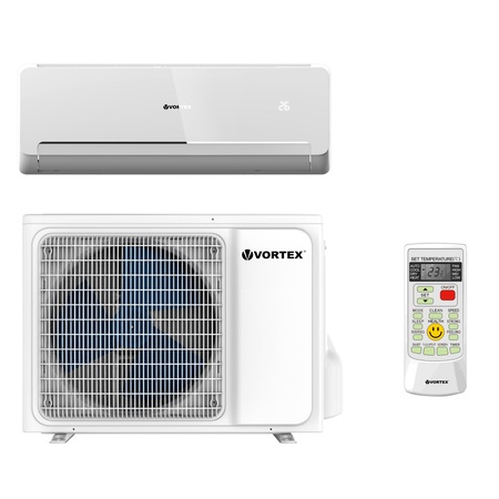 Aer conditionat Vortex VAI1220FWR, Wi-Fi Ready, 12000 BTU, A++, Auto-diagnoza, Anti-fungus, Kit instalare inclus 3m, Alb