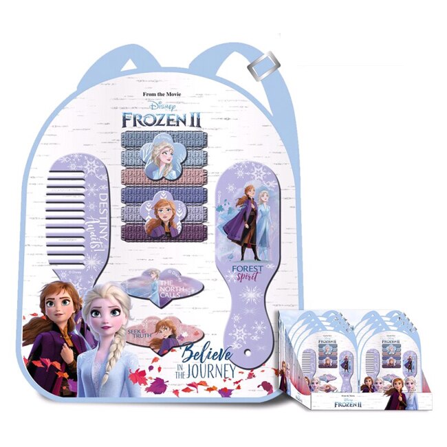 Rucsac cu accesorii pentru par 12pcs - Frozen 2 WD20776