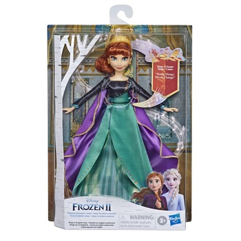 Papusa Disney Frozen II - Aventura muzicala, Anna Papusa Disney Frozen II - Aventura muzicala, Anna