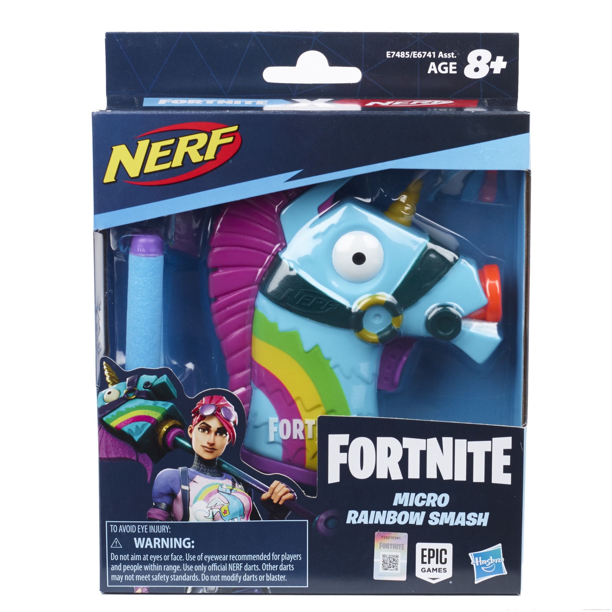 Blaster Nerf Fortnite - MicroShots, Rainbow Smash