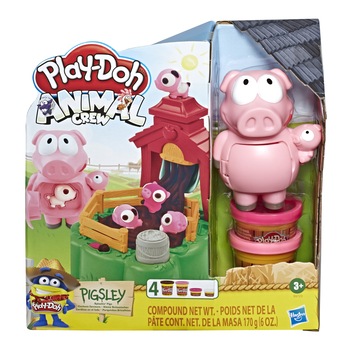 Set Play-Doh - Animal Crew: Familia Purcelusilor Set Play-Doh - Animal Crew: Familia Purcelusilor