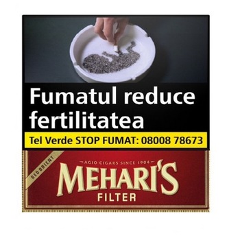 Tigari de foi Mehari's Filter, 10 Cigarillos Tigari de foi Mehari's Filter, 10 Cigarillos