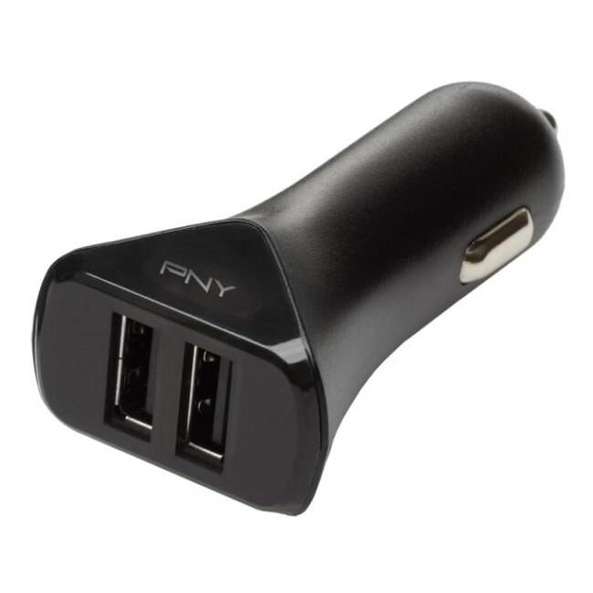 Incarcator auto PNY, 12V/USB, 5V/3400mA, Negru