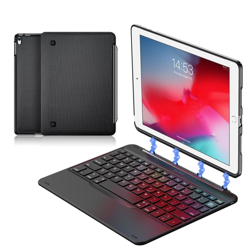 Husa cu Tastatura BlueTooth 4.0 Dux Ducis pentru Apple iPad Air 3 (2019) 10.5", Negru