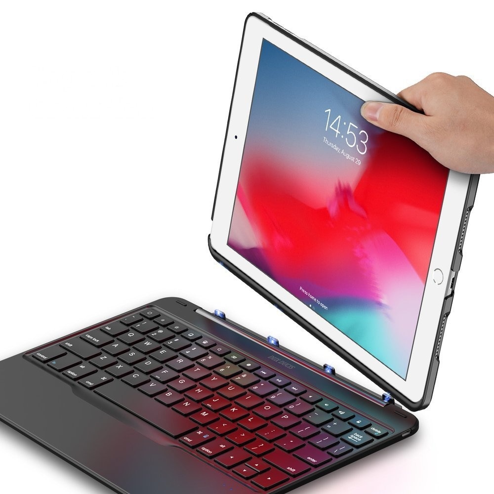 Husa cu Tastatura BlueTooth 4.0 Dux Ducis pentru Apple iPad Air 3 (2019) 10.5", Negru