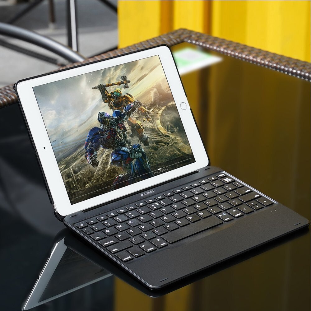 Husa cu Tastatura BlueTooth 4.0 Dux Ducis pentru Apple iPad Air 3 (2019) 10.5", Negru