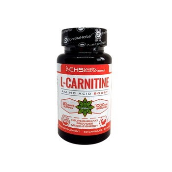 Supliment L-Carnitina, CVETITA HERBAL, 500g, 60 capsule Supliment L-Carnitina, CVETITA HERBAL, 500g, 60 capsule