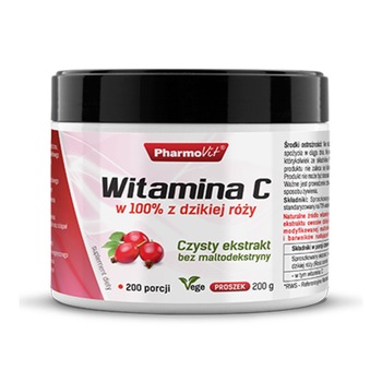 Vitamin C PHARMOVIT Vitamin C 100% from Rosehip 200g Vegetarian Vitamin C PHARMOVIT Vitamin C 100% from Rosehip 200g Vegetarian