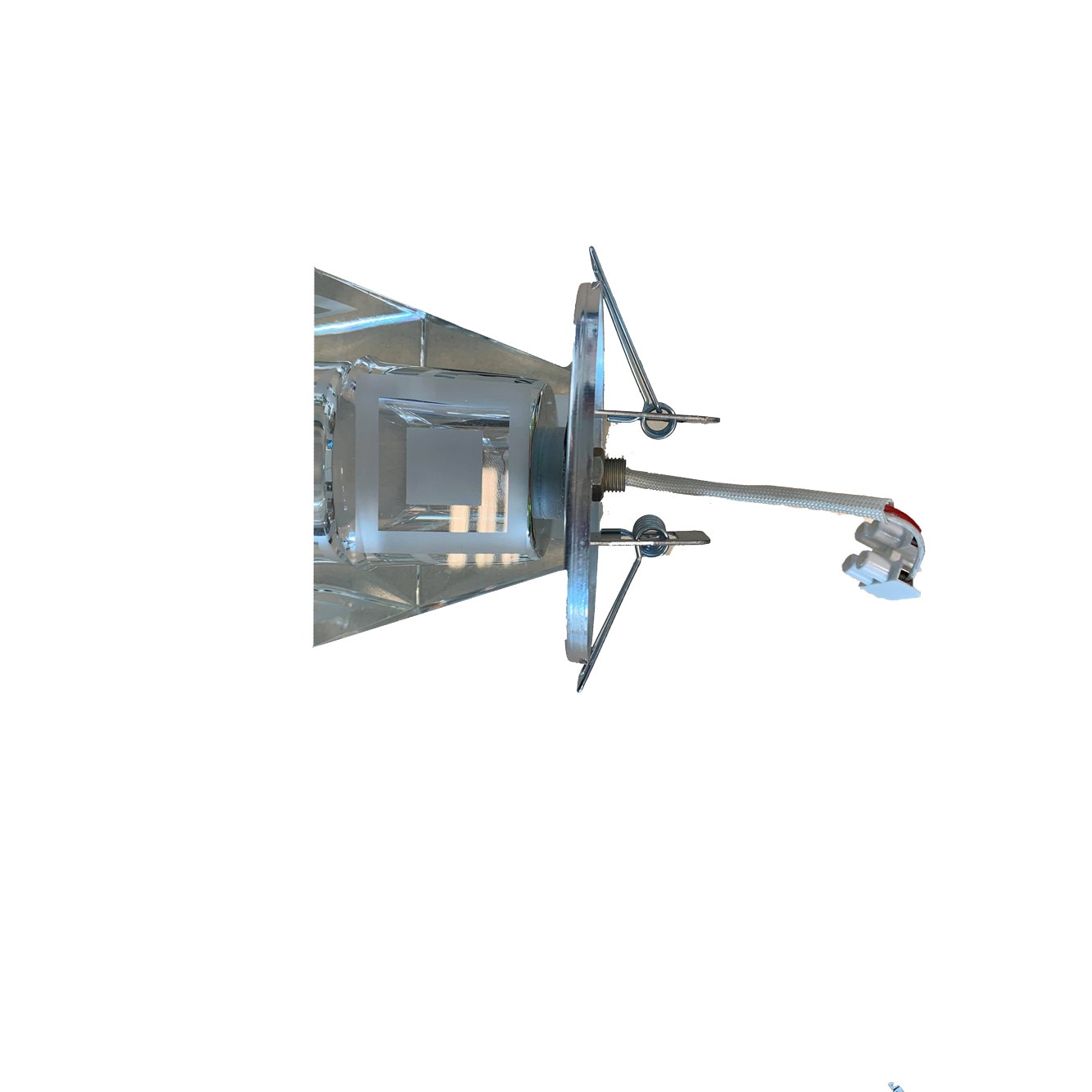 Spot piramida sticla cromat bec 2.5W inclus