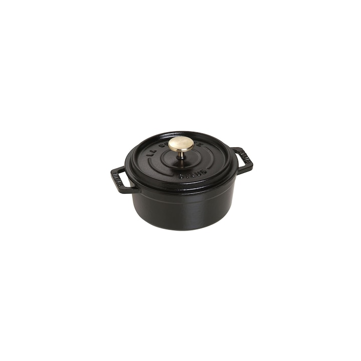 Oala Cocotte fonta, 12cm/0,4L, Black - Staub