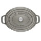 Oala Cocotte ovala, fonta, 31cm/5,5L, Graphite Grey - Staub
