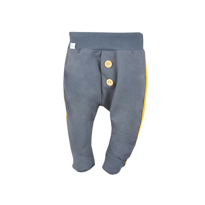 Pantaloni cu botosei pentru baieti Koala Lazy Days 07-399, Gri, 62 cm