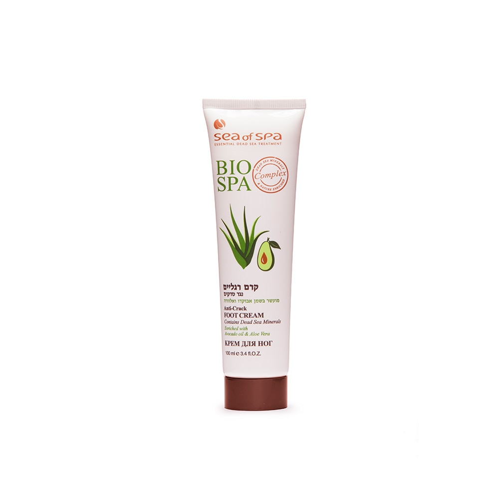 Crema pentru Picioare Anti-Crack Imbogatita cu Ulei de Avocado & Aloe Vera, Bio Spa, Sea of Spa, 100ml
