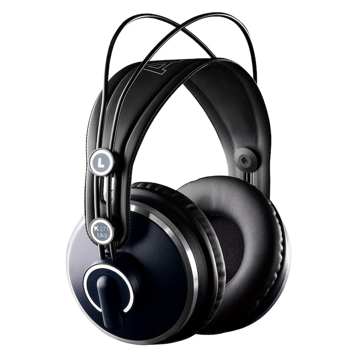 AKG K271 MKII professzionális fülre simuló zárt fejhallgató, Stúdió és élő felhasználásra, Levehető kábel