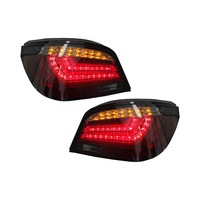 Stopuri LED Bar compatibil cu BMW Seria 5 E60 (2003-2007) Rosu Fumuriu