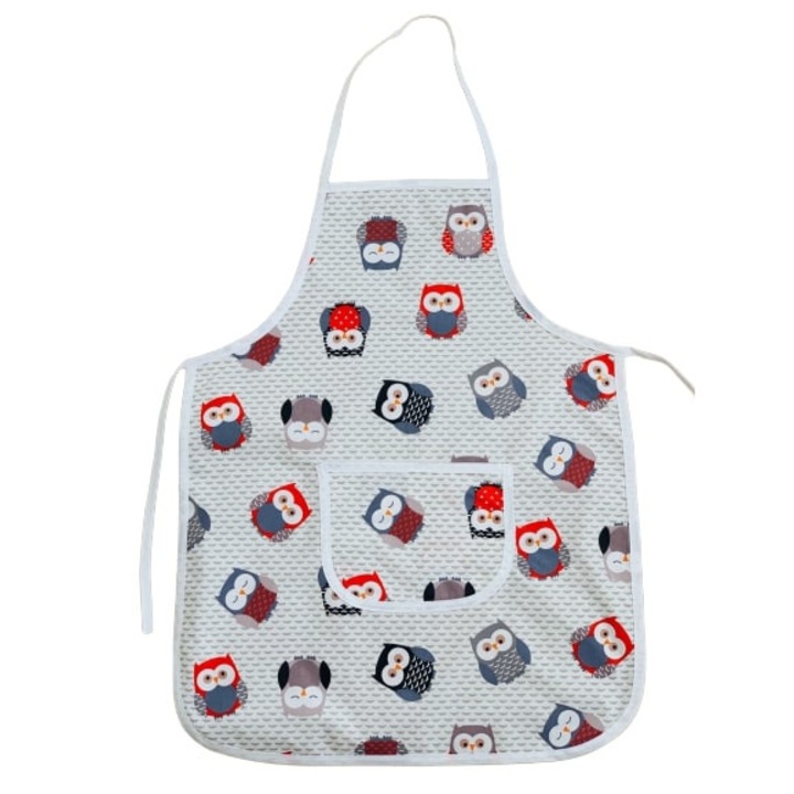 Sort bucatarie , bufnita rosu cu gri