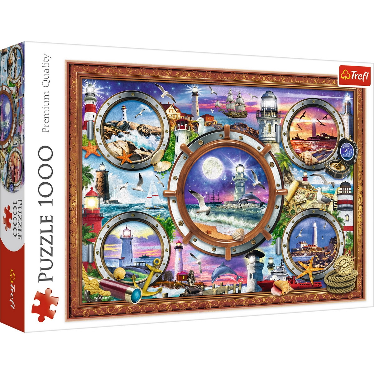 Puzzle Trefl, Faruri pline de culoare, 1000 piese