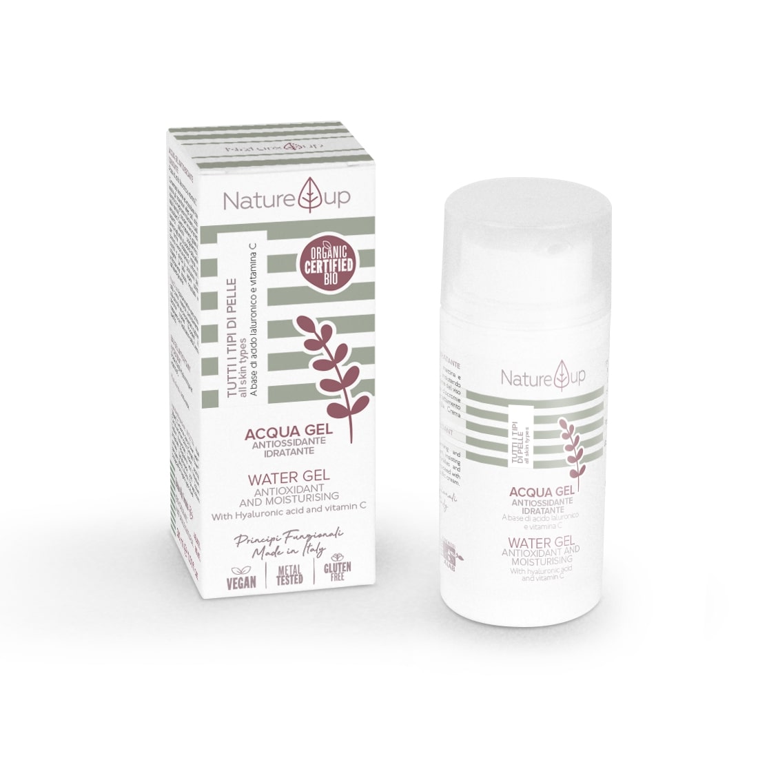 Concentrat Antioxidant si Hidratant Nature Up, bio, 30 ml