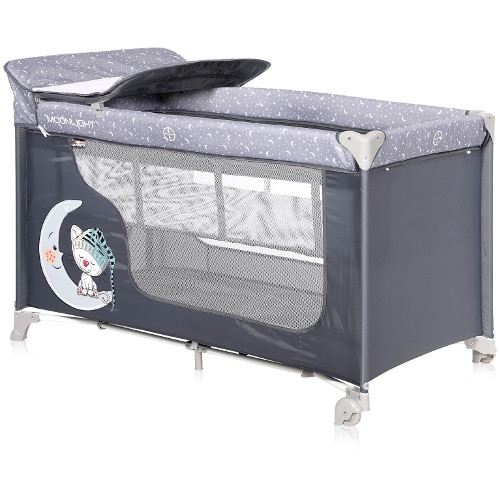 Pat Lorelli Pliant Moonlight cu 2 Nivele, Colectia 2020, Grey Cute Moon