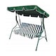 Balansoar gradina, 3 locuri, verde, 175x110x153 cm, Adelina