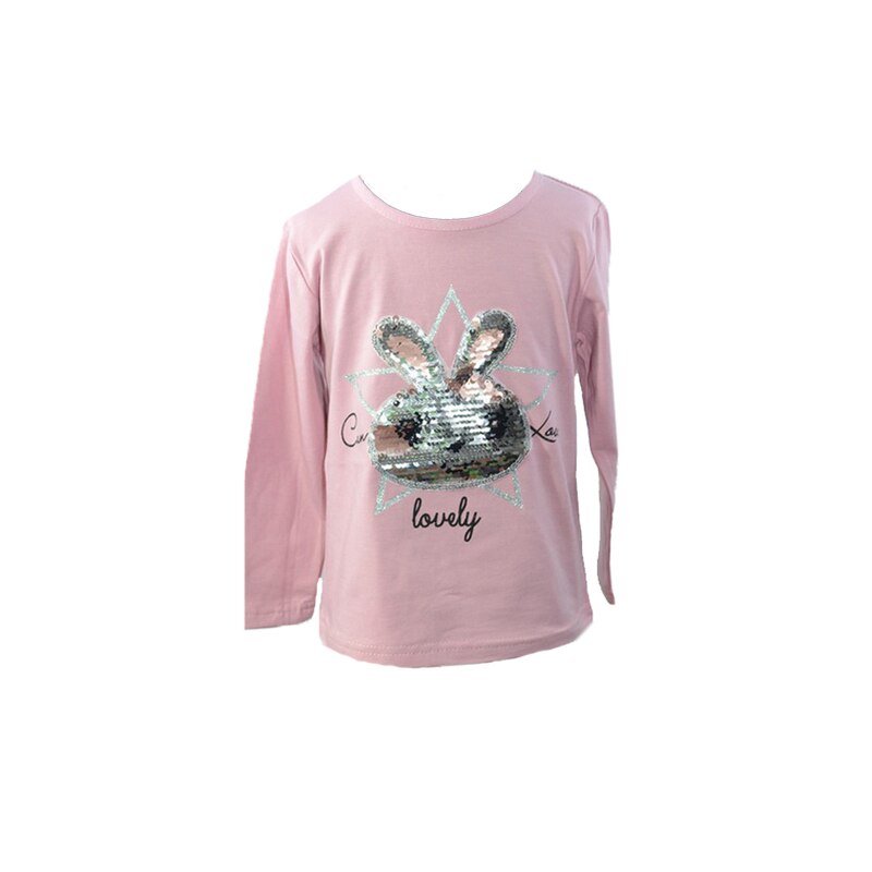 Bluza cu maneca lunga fetite Happy House WB-2302R, Roz, 122