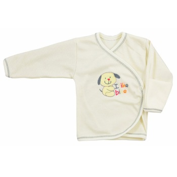 Bluza cu maneca lunga pentru bebelusi Koala Bike 3287C1, Crem, 62 cm Bluza cu maneca lunga pentru bebelusi Koala Bike 3287C1, Crem, 62 cm