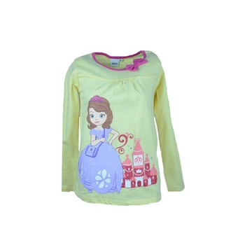 Bluza pentru fete Disney DISS-GTJL42559, Galben, 116 Bluza pentru fete Disney DISS-GTJL42559, Galben, 116