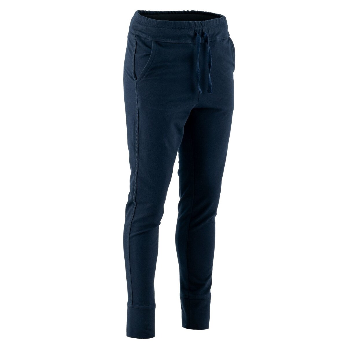 Pantaloni sport cu tur, Kara, bumbac, Bleumarin