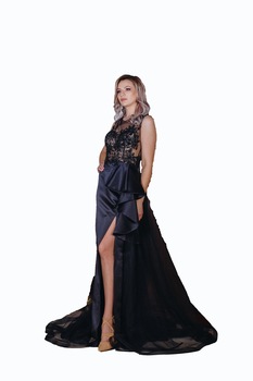 rochie de seara gala negru broderie de lux m 40 ro imagen 10_0_
0