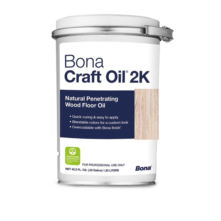 Ulei pentru parchet Bona Craft Oil Frost 2K alb 1.25 Litri