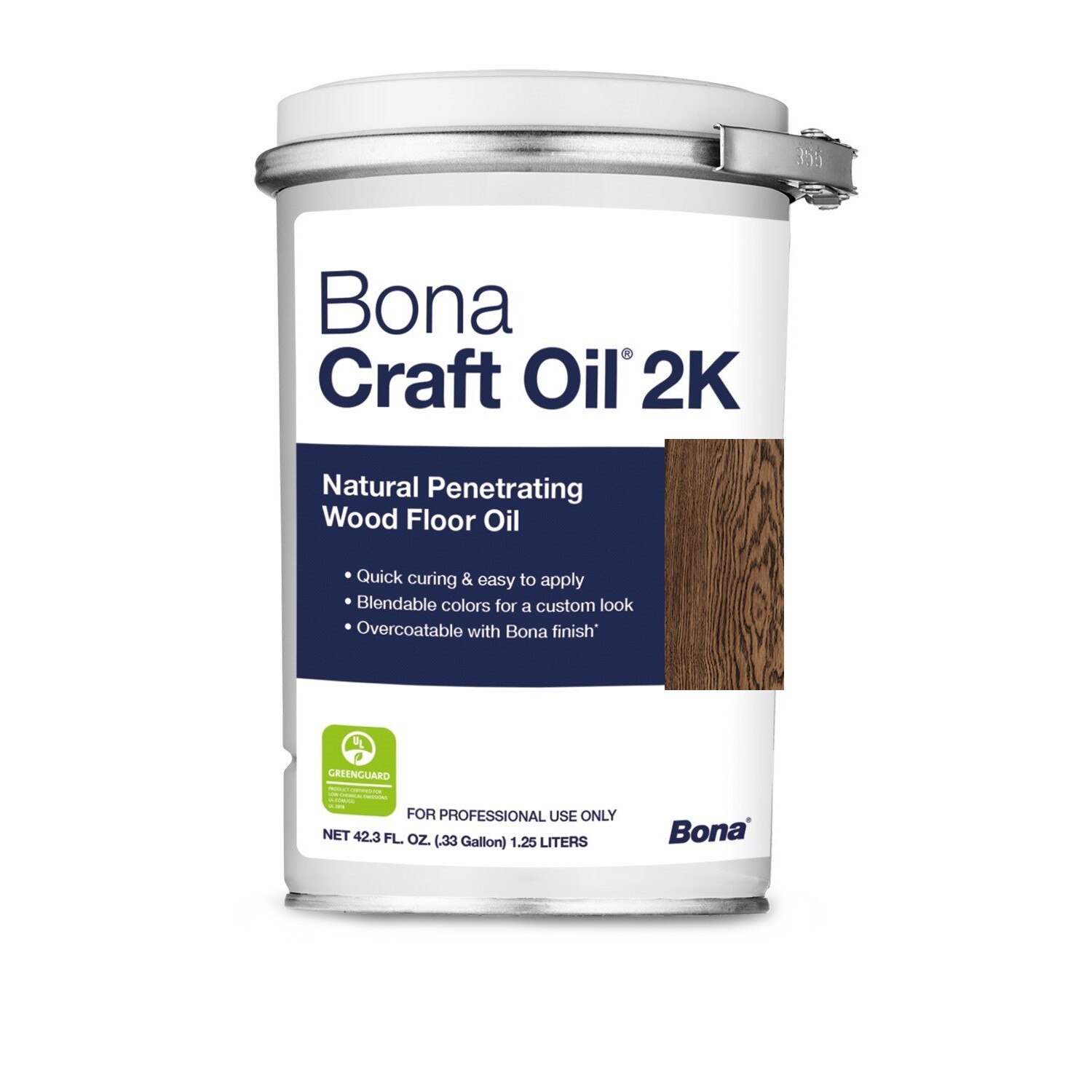 Ulei pentru parchet Bona Craft Oil 2K Clay culoare maro 1.25 Litri