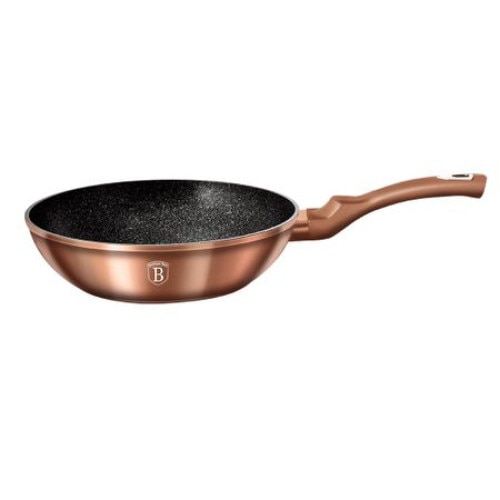 Tigaie marmorata, wok, 28 cm Cooper Metallic Line Berlinger Haus , Premium inductie BH 1512