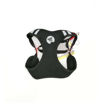 Set ham si lesa pentru caine, Croci, Hiking, negru cu rosu, M, c5081649 Set ham si lesa pentru caine, Croci, Hiking, negru cu rosu, M, c5081649