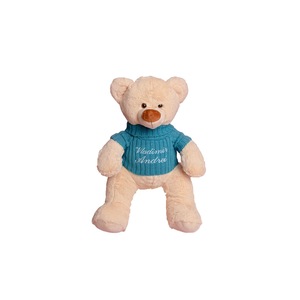 Ursulet De Plus Crem 53 Cm Personalizat Prin Brodare Emag Ro
