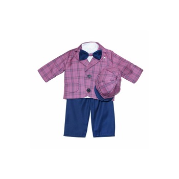 Costum casual pentru baieti, 5 piese, roz pudrat, dae6654 Costum casual pentru baieti, 5 piese, roz pudrat, dae6654